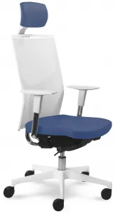 MAYER kancelárská stolička Prime 2302 W, biele prevedenie