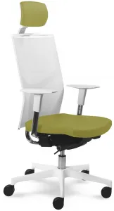 MAYER kancelárská stolička Prime 2302 W, biele prevedenie