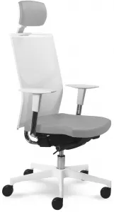 MAYER kancelárská stolička Prime 2302 W, biele prevedenie