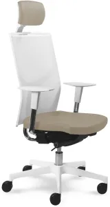 MAYER kancelárská stolička Prime 2302 W, biele prevedenie