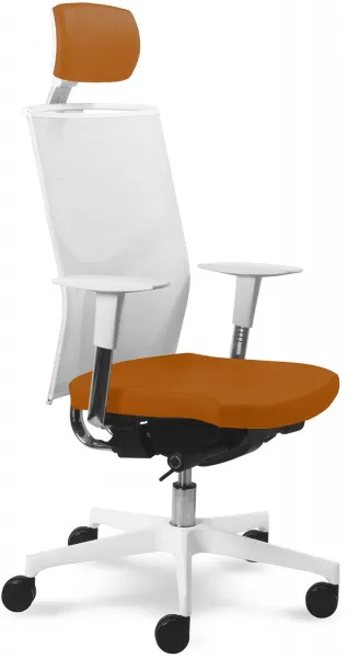 MAYER kancelárská stolička Prime 2302 W, biele prevedenie