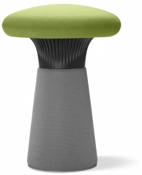 LD SEATING dizajnový taburet FUNGHI, FU-40/54-N1, čierny plast
