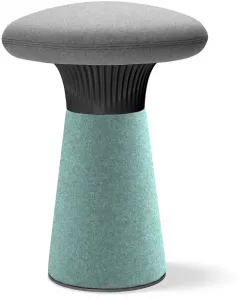 LD SEATING dizajnový taburet FUNGHI, FU-40/54-N1, čierny plast