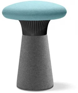 LD SEATING dizajnový taburet FUNGHI, FU-40/54-N1, čierny plast