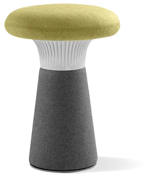 LD SEATING designový taburet FUNGHI, FU-40/54-N2, sivý plast