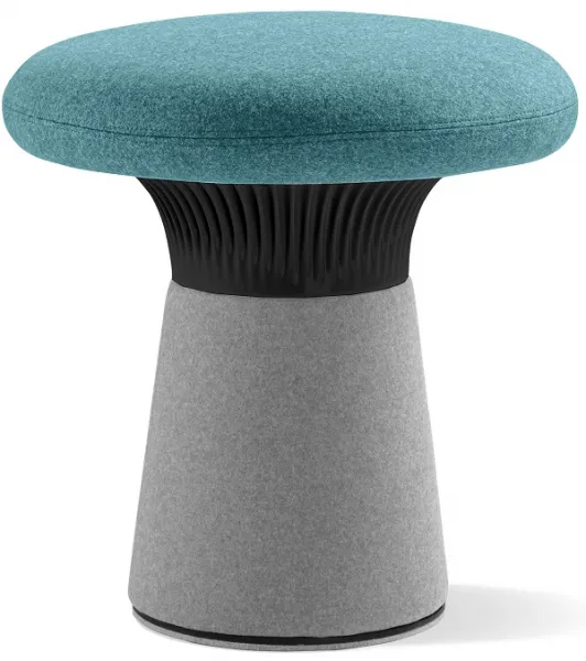 LD SEATING Designový taburet FUNGHI, FU-50/50-N1 čierna