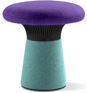 LD SEATING Designový taburet FUNGHI, FU-50/50-N1 čierna