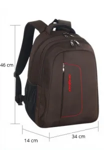 Batoh DXRacer látkový hnedý