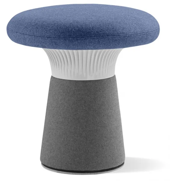 LD SEATING Designový taburet FUNGHI, FU-50/50-N2 sivý plast