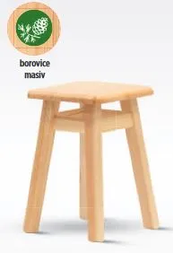 STIMA Taburet PINO borovica masív