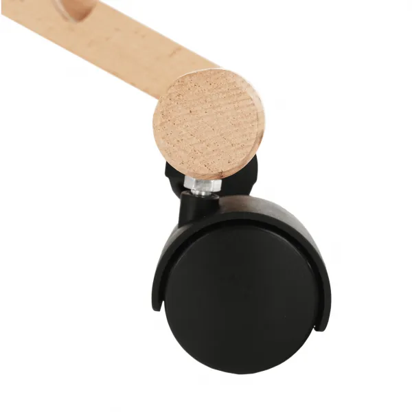 TEMPO KONDELA Ergonomická kľakačka GROCO krémová/ buk