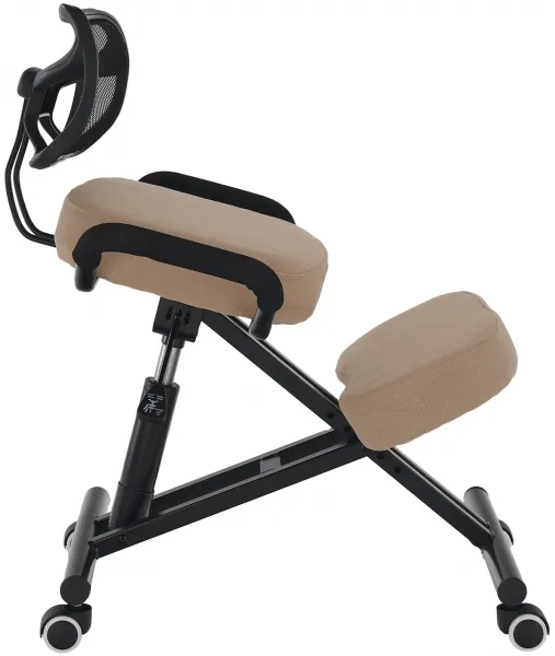 TEMPO KONDELA Ergonomická kľakačka RUFUS béžová/čierná