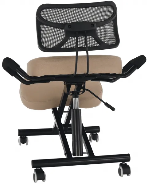 TEMPO KONDELA Ergonomická kľakačka RUFUS béžová/čierná