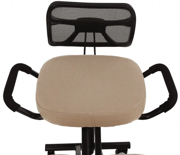 TEMPO KONDELA Ergonomická kľakačka RUFUS béžová/čierná