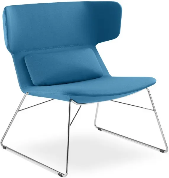 LD SEATING Dizajnové kreslo FLEXI LOUNGE, FL-L-N0, biela podnož_