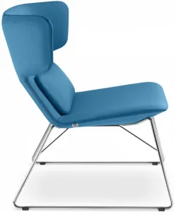 LD SEATING Dizajnové kreslo FLEXI LOUNGE, FL-L-N0, biela podnož_