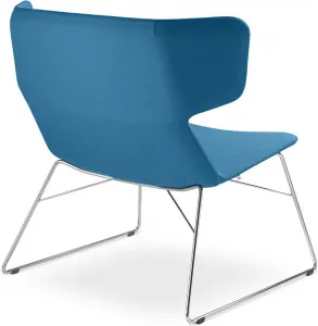 LD SEATING Dizajnové kreslo FLEXI LOUNGE, FL-L-N0, biela podnož_