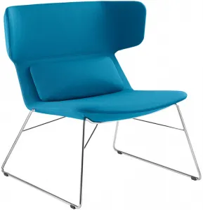 LD SEATING Dizajnové kreslo FLEXI LOUNGE, FL-L-N0, biela podnož_