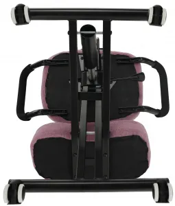 TEMPO KONDELA Ergonomická kľakačka RUFUS ružová/čierná