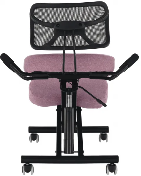 TEMPO KONDELA Ergonomická kľakačka RUFUS ružová/čierná