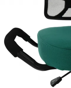 TEMPO KONDELA Ergonomická kľakačka RUFUS zelená/čierná