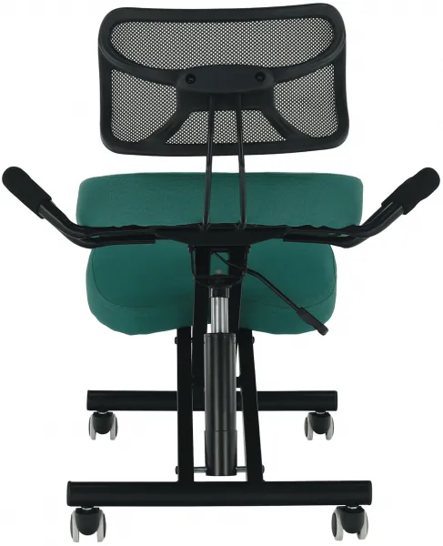 TEMPO KONDELA Ergonomická kľakačka RUFUS zelená/čierná