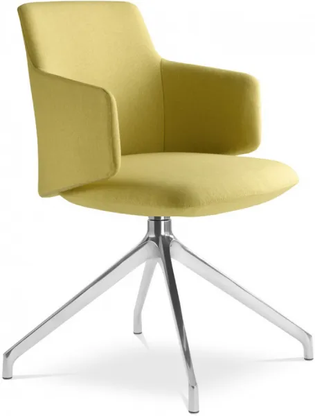 LD SEATING Konferenčné kreslo MELODY MEETING 360, F70-N6, kríž leštěný