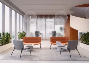 LD SEATING Dvoumístné křeslo Oslo Lounge OL-K2-N7