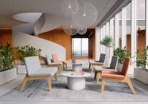 LD SEATING Dvoumístné křeslo Oslo Lounge OL-K2-N7