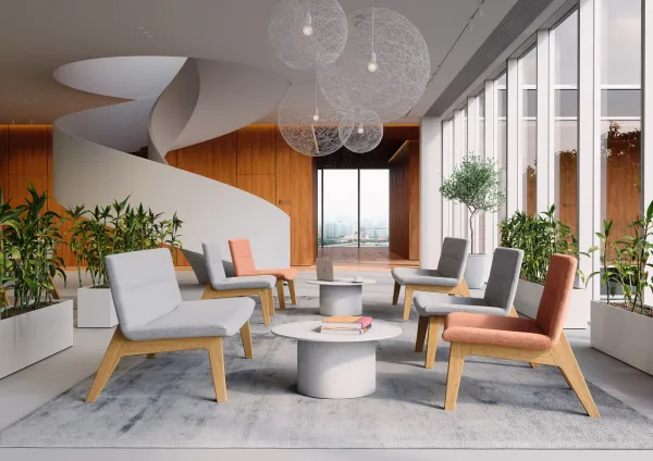 LD SEATING Dizajnové kreslo OSLO Lounge OL-K1-N7