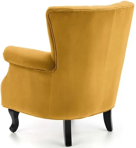 HALMAR Kreslo TITAN horčicové