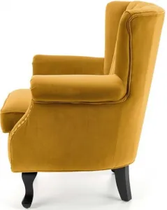 HALMAR Kreslo TITAN horčicové