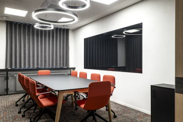 LD SEATING Konferenčné kreslo FLEXI LIGHT, CHL,BR,F95-BL, podnož čierna