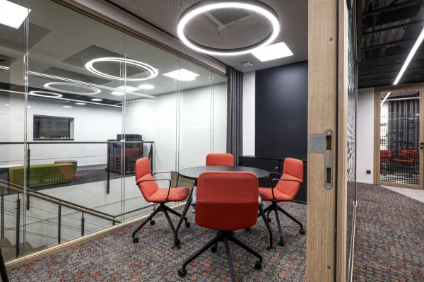 LD SEATING Konferenčné kreslo FLEXI LIGHT, CHL,BR,F95-BL, podnož čierna
