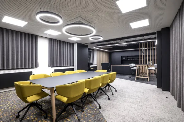 LD SEATING Konferenčné kreslo FLEXI LIGHT, CHL,BR,F95-BL, podnož čierna