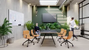 LD SEATING Konferenčné kreslo FLEXI LIGHT, CHL,BR,F95-WH, podnož biela