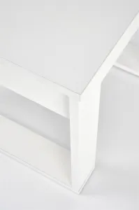 HALMAR Drevený konferenčný stolík NEA KWADRAT biely