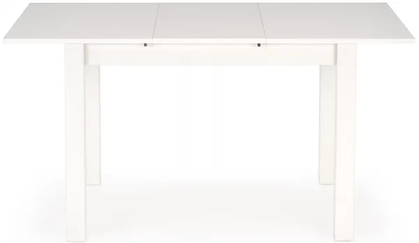 HALMAR Jedálenský rozkladací stôl GINO biely 100–135×60 cm