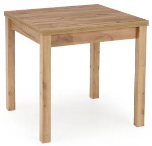 HALMAR Jedálenský rozkladací stôl GRACJAN dub craft 80-160x80 cm