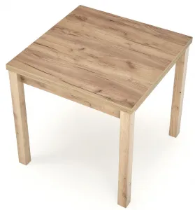 HALMAR Jedálenský rozkladací stôl GRACJAN dub craft 80-160x80 cm