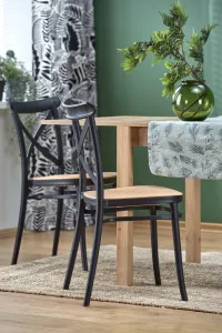 HALMAR Jedálenský rozkladací stôl GRACJAN dub craft 80-160x80 cm