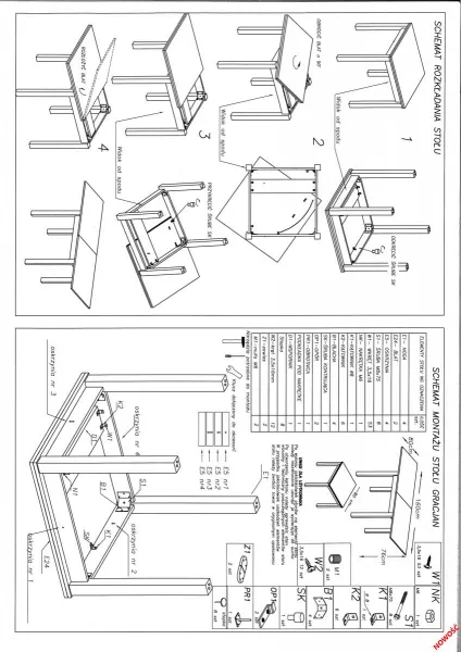 HALMAR Jedálenský rozkladací stôl GRACJAN dub craft 80-160x80 cm