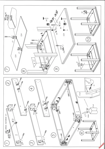 HALMAR Jedálenský rozkladací stôl GRACJAN dub craft 80-160x80 cm
