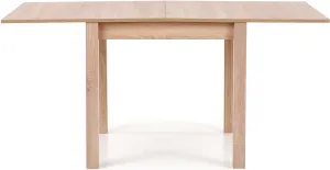 HALMAR Jedálenský rozkladací stôl GRACJAN dub sonoma 80-160x80 cm