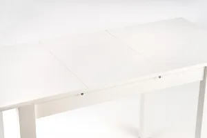 HALMAR Jedálenský rozkladací stôl GINO biely 100–135×60 cm