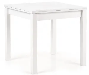 HALMAR Jedálenský rozkladací stôl GRACJAN jelša / bílý 80-160x80 cm_
