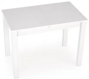 HALMAR Jedálenský rozkladací stôl GINO biely 100–135×60 cm