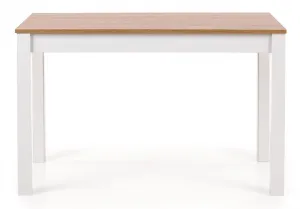 HALMAR Jedálenský stôl KSAWERY dub sonoma, biely 120x68 cm