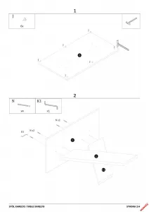HALMAR Jedálenský rozkladací stôl XARELTO dub lancelot / biely 130-175x85 cm