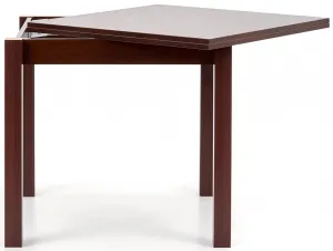 HALMAR Jedálenský rozkladací stôl GRACJAN cierny orech 80-160x80 cm